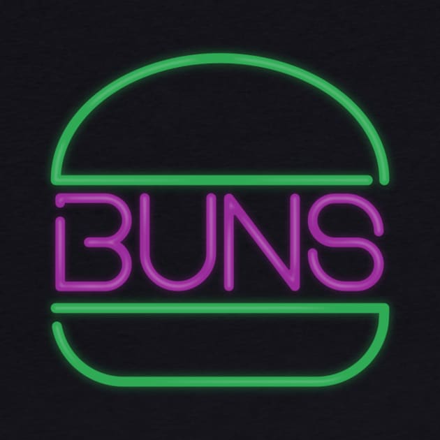 Buns Fluorescent Sign by meganther0se